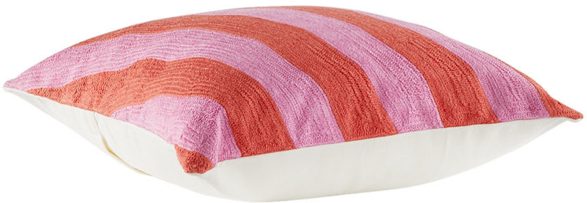 Dusen Dusen Pink & Orange Stream Pillow