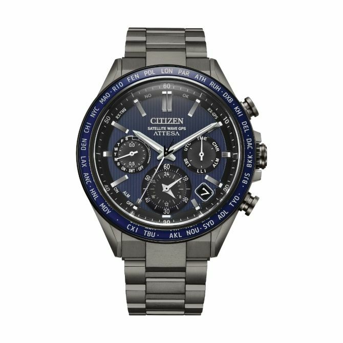 Photo: Citizen Attesa Perpetual Blue Dial Mens Watch CC4059-64L