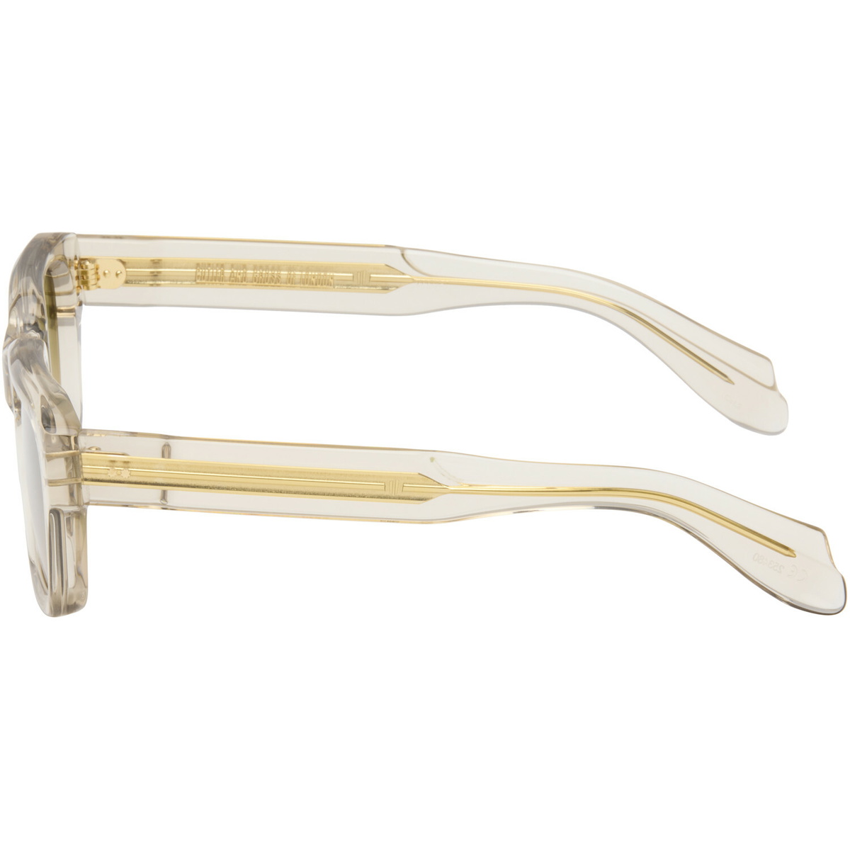 Cutler and Gross Beige 1432 Square Sunglasses