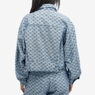Daily Paper Women's Avery Denim Jacket in White/Blue