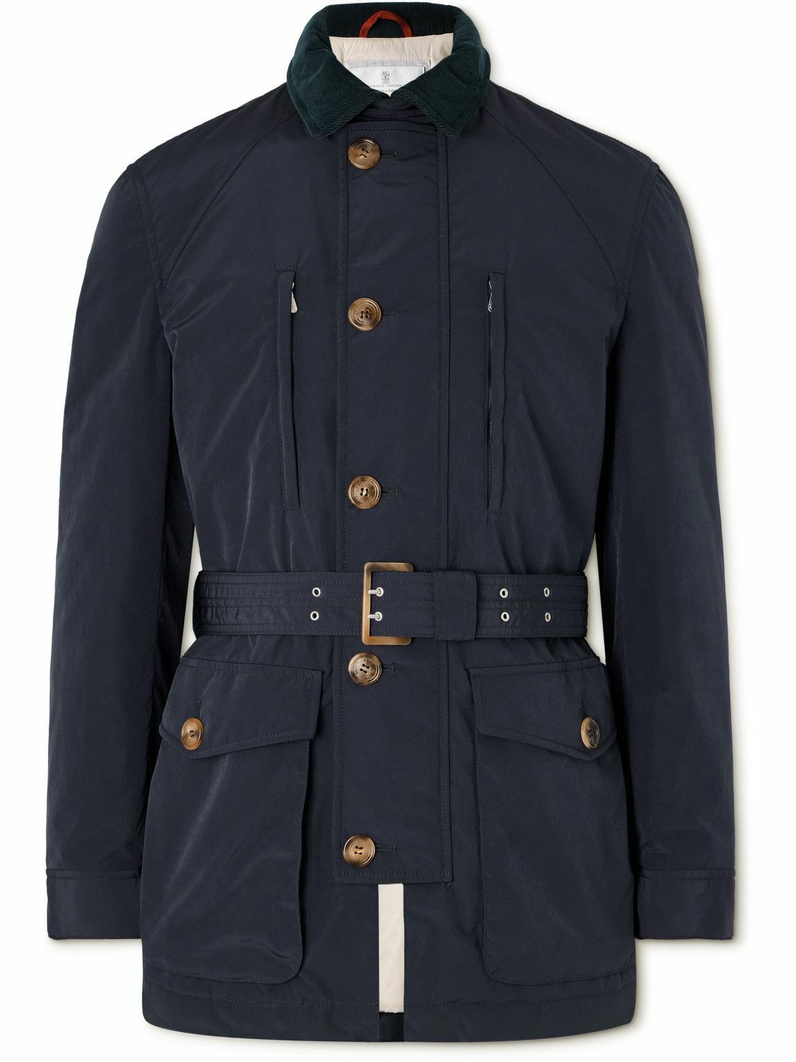 Brunello Cucinelli - Wool Hooded Down Parka - Brown Brunello