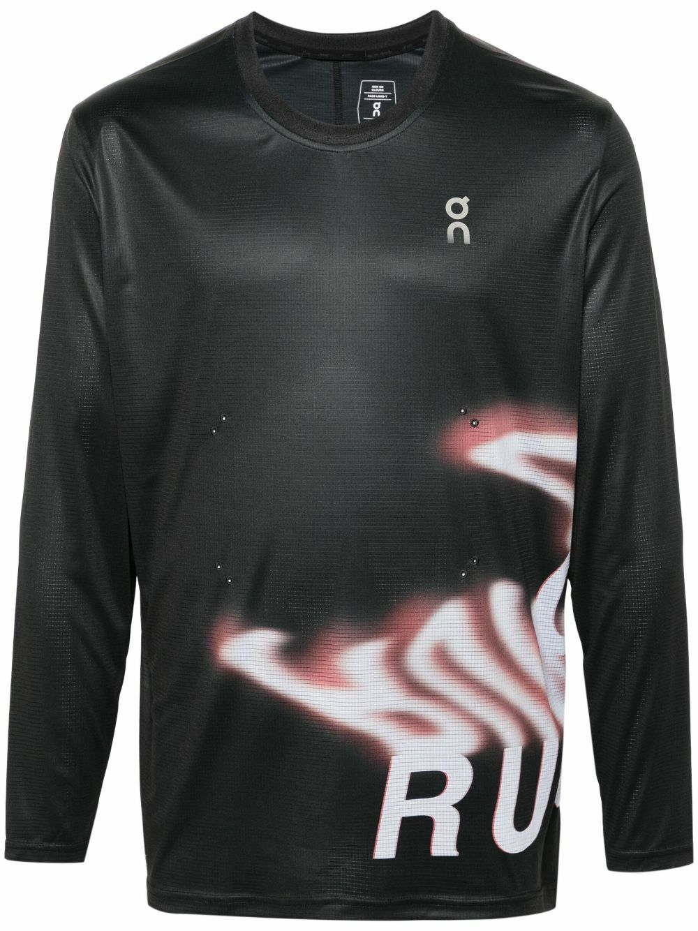 On Running Black Pace Long-Sleeve T-Shirt On