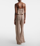 Melissa Odabash Viv striped jumpsuit