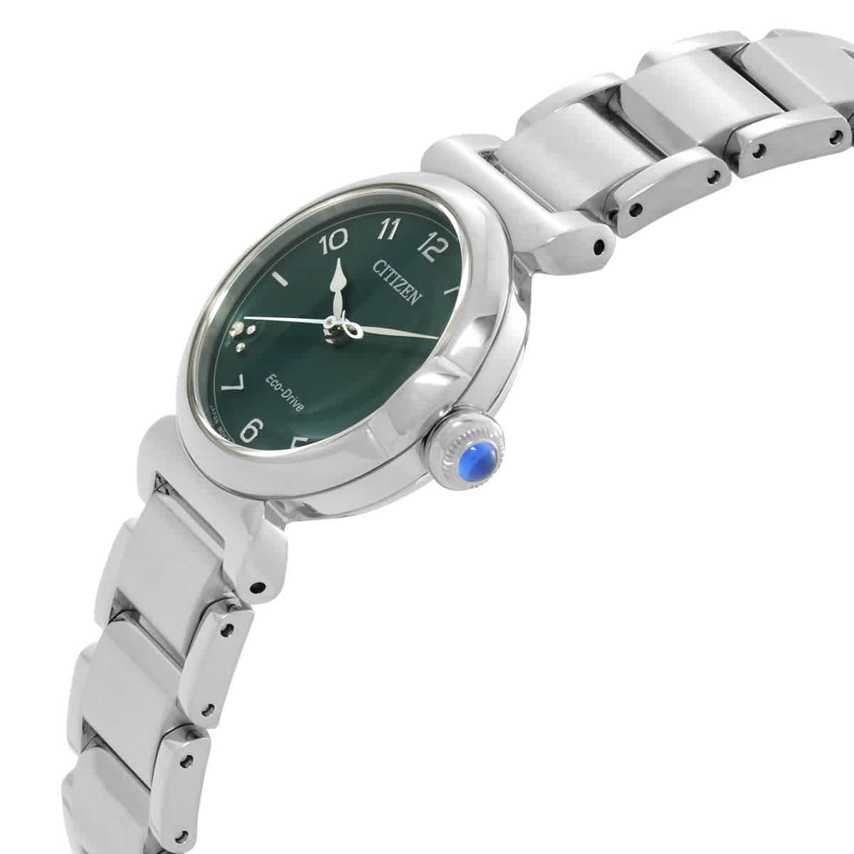 Citizen L May Bells Eco-Drive Green Dial Ladies Watch EM1130-83X