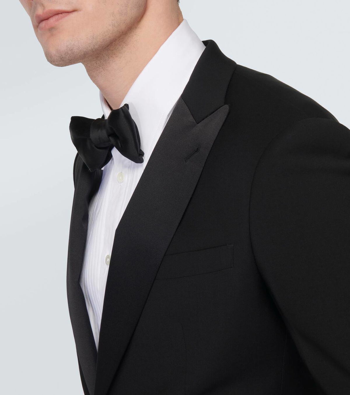 Giorgio Armani Single-breasted virgin wool tuxedo