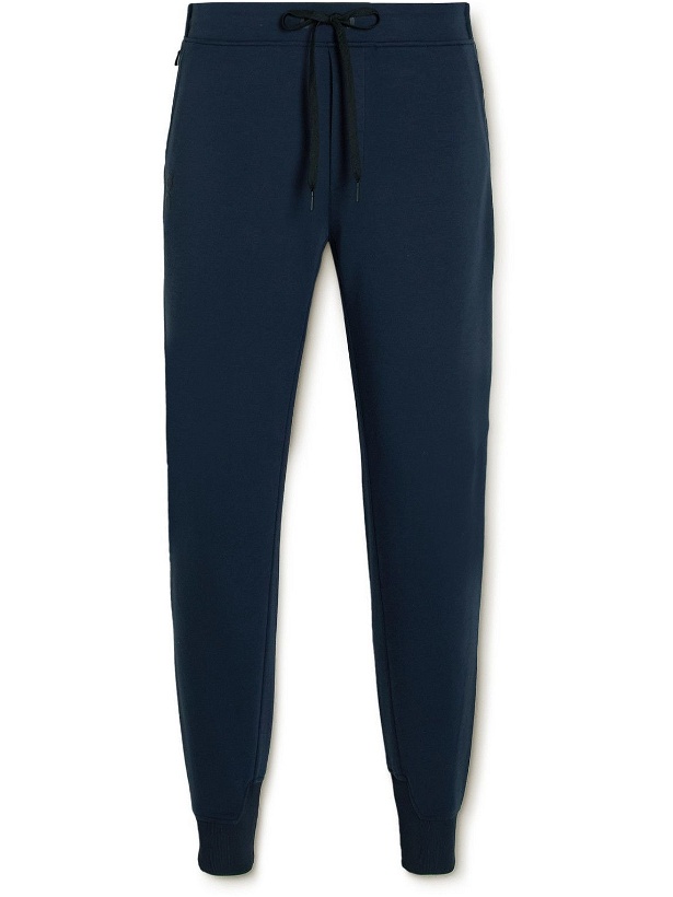 Photo: ON - Slim-Fit Tapered Recycled Jersey Sweatpants - Blue