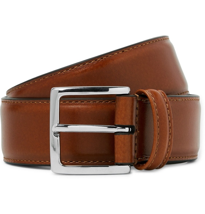 Photo: Anderson's - Tan 3.5cm Leather Belt - Brown