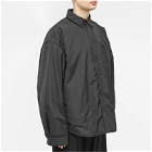 Balenciaga Men's Parka Jacket Overshirt in Black