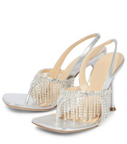 Magda Butrym - Embellished leather thong sandals