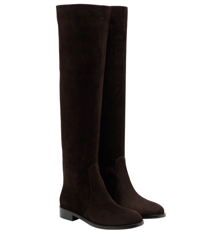Photo: Gianvito Rossi Zayne suede knee-high boots