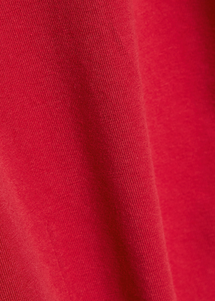 Good American Stretch-cotton T-shirt Red