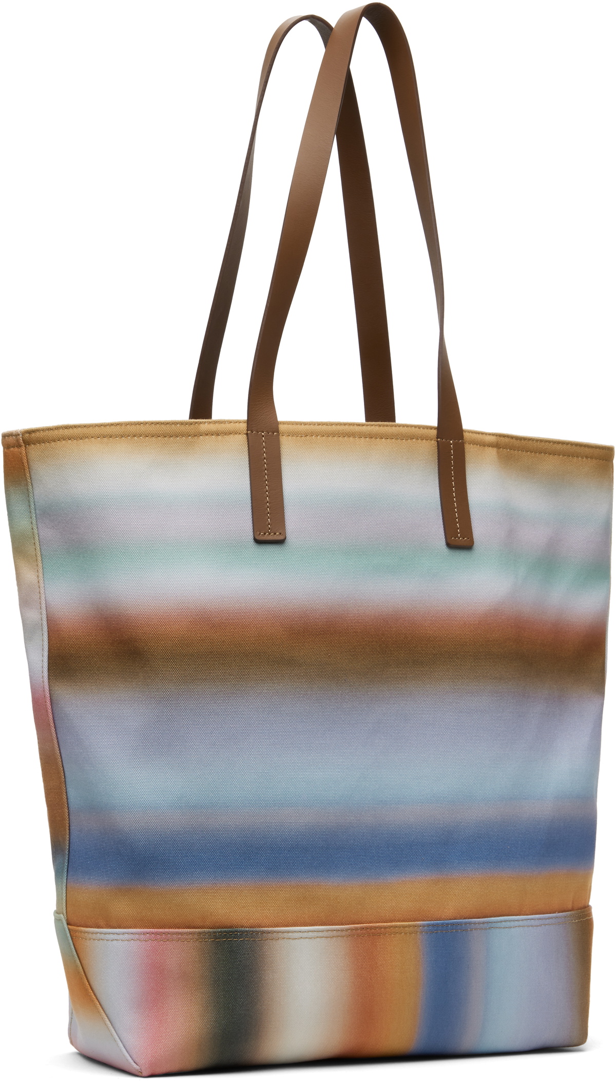 Paul Smith Multicolor Smith Stripe Recycled-Cotton Tote