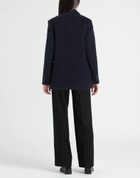 Maje Womens Coat Midnight in Blue