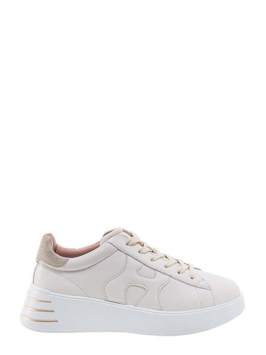 Hogan Leather Rebel H564 Sneaker In Beige | ModeSens