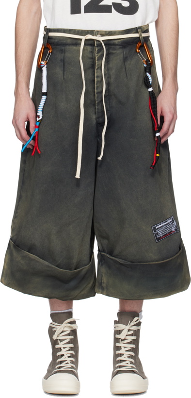 Photo: Rivington Roi Rebis Gray Protestant Shorts