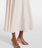 Posse Perla lace-trimmed midi dress