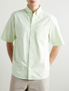 Carhartt WIP - Braxton Button-Down Collar Logo-Embroidered Cotton Oxford Shirt - Green