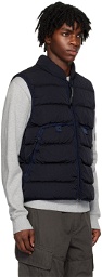 C.P. Company Navy Garment-Dyed Down Vest