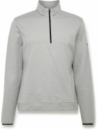 Nike Golf - Tour Slim-Fit Half-Zip Therma-FIT Piqué Golf Top - Gray