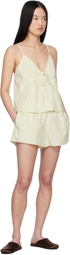 Deiji Studios Yellow Placket Pyjama Set