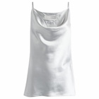 Acne Studios Women's Temi Shiny Satin Cami Top in Ice Blue