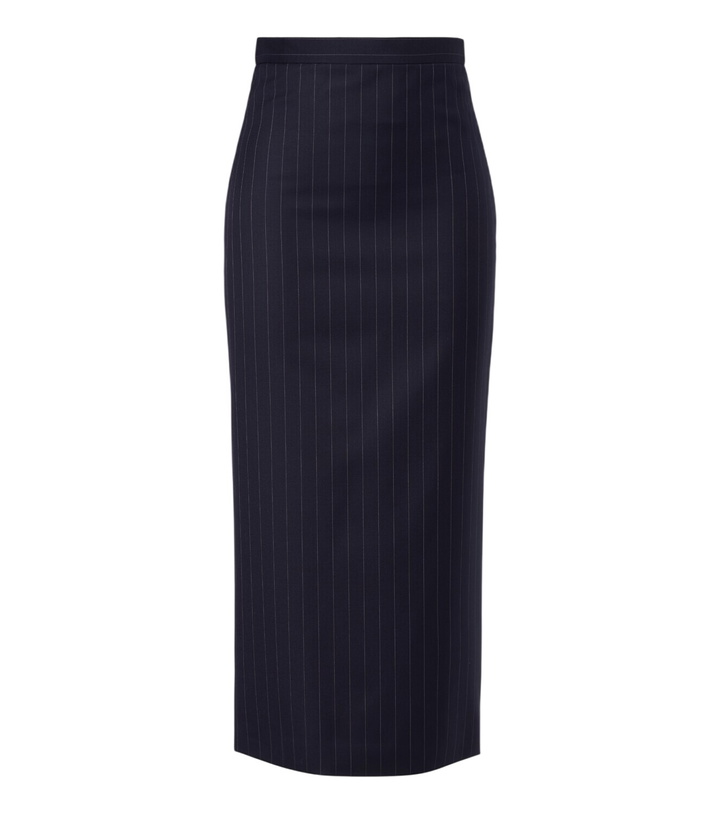 Photo: Givenchy Pinstripe wool pencil skirt