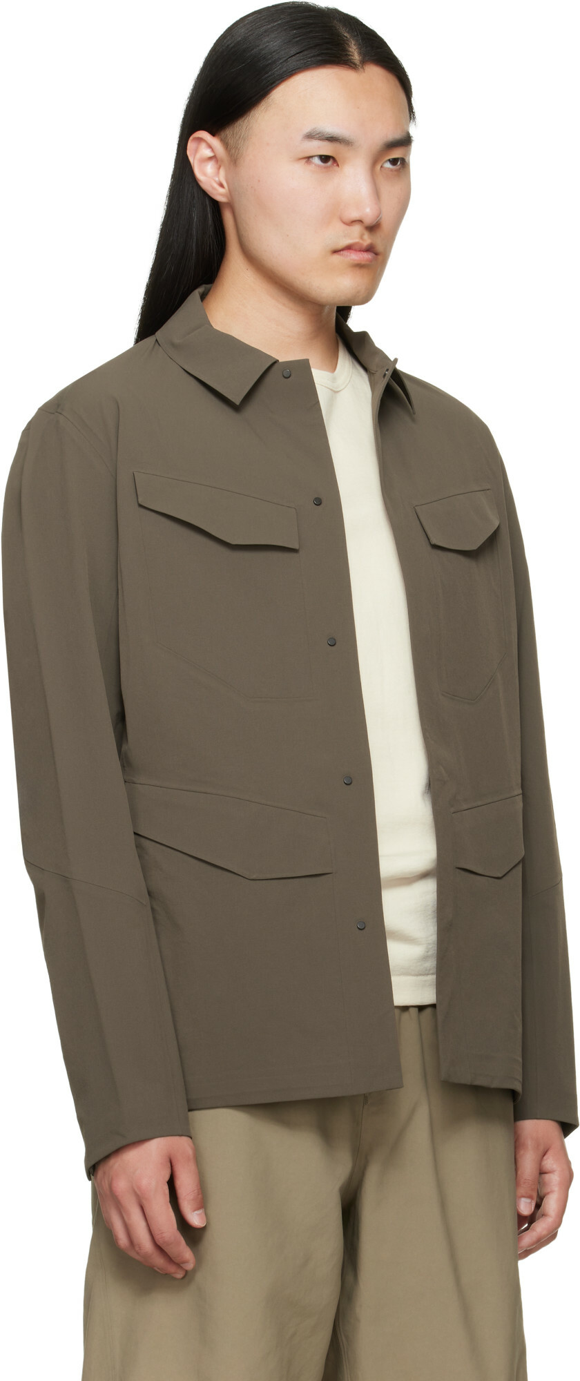 Veilance Taupe Field Softshell Jacket