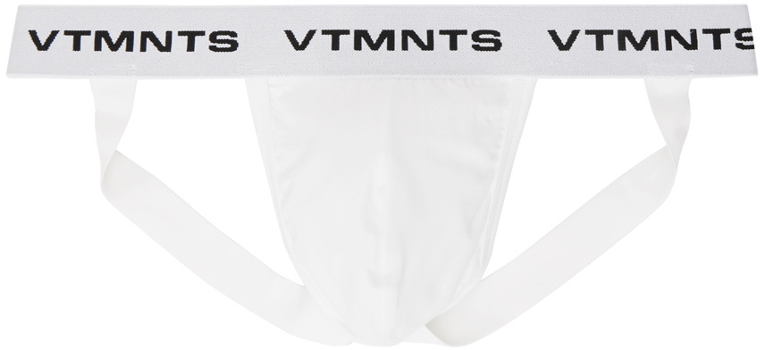 VTMNTS White Logo-Woven Jockstrap