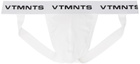 VTMNTS White Logo-Woven Jockstrap