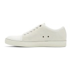 Lanvin Off-White Suede Sneakers