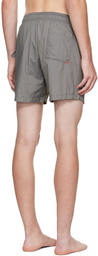 Hugo Gray Quick-Dry Swim Shorts