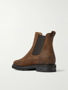 Majordome - M11 Waxed-Suede Chelsea Boots - Brown