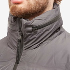 Norse Projects Men's Stand Collar Short Down Jacket in Battleship Grey