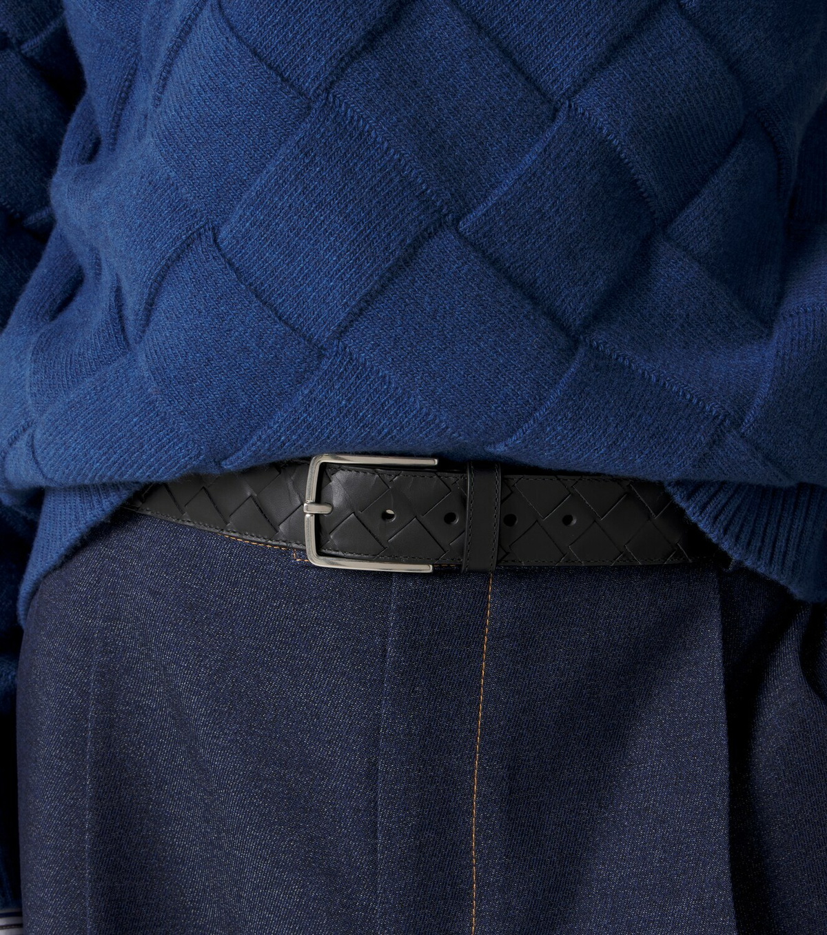 Bottega Veneta Intrecciato leather belt