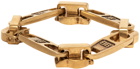 Balenciaga Gold Zip Bracelet