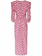 ISABEL MARANT - Albini Floral Gathered Silk Maxi Dress