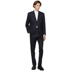 Thom Browne Navy Stripe Classic Blazer