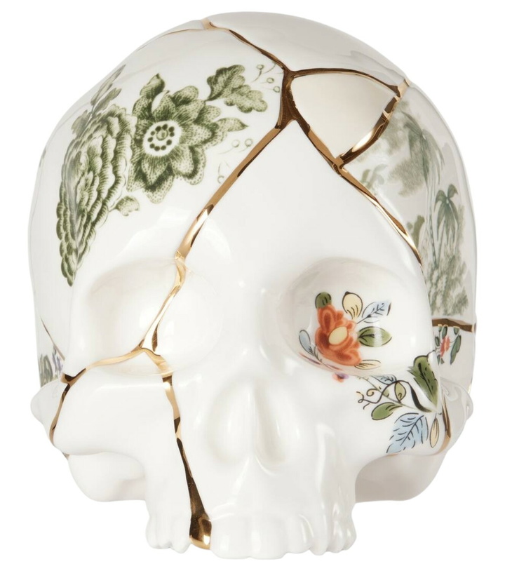 Photo: Seletti Kintsugi Skull decorative object by Marcantonio Raimondi Malerba