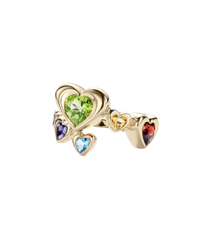 Photo: Roxanne First 14kt gold ring with sapphires