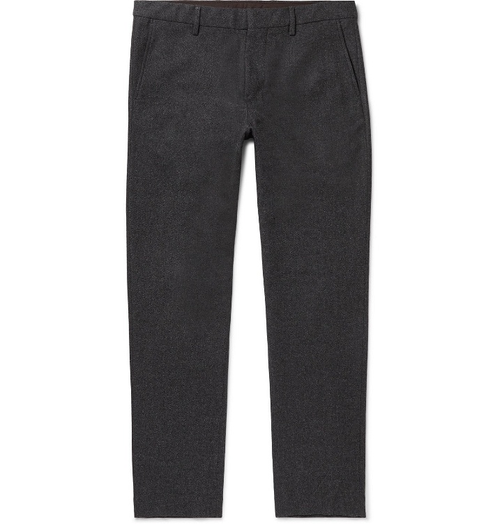 Photo: NN07 - Cade Tapered Flannel Suit Trousers - Gray