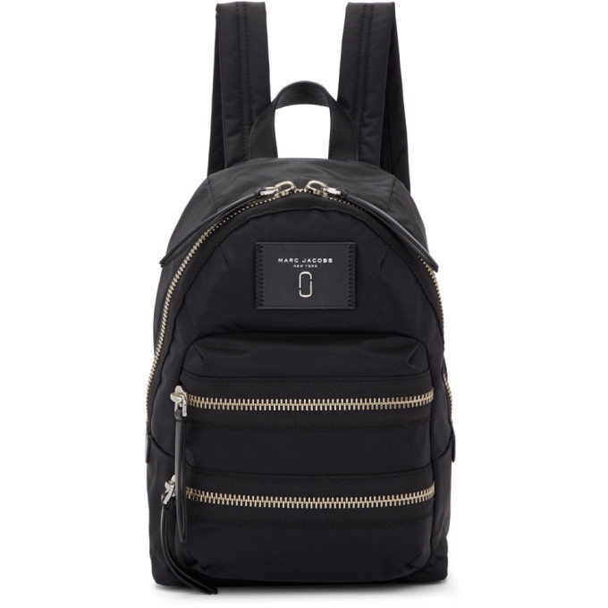 MARC JACOBS Quilted Nylon Backpack - Black | eBay