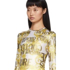 Versace Jeans Couture Gold Barocco Bodysuit