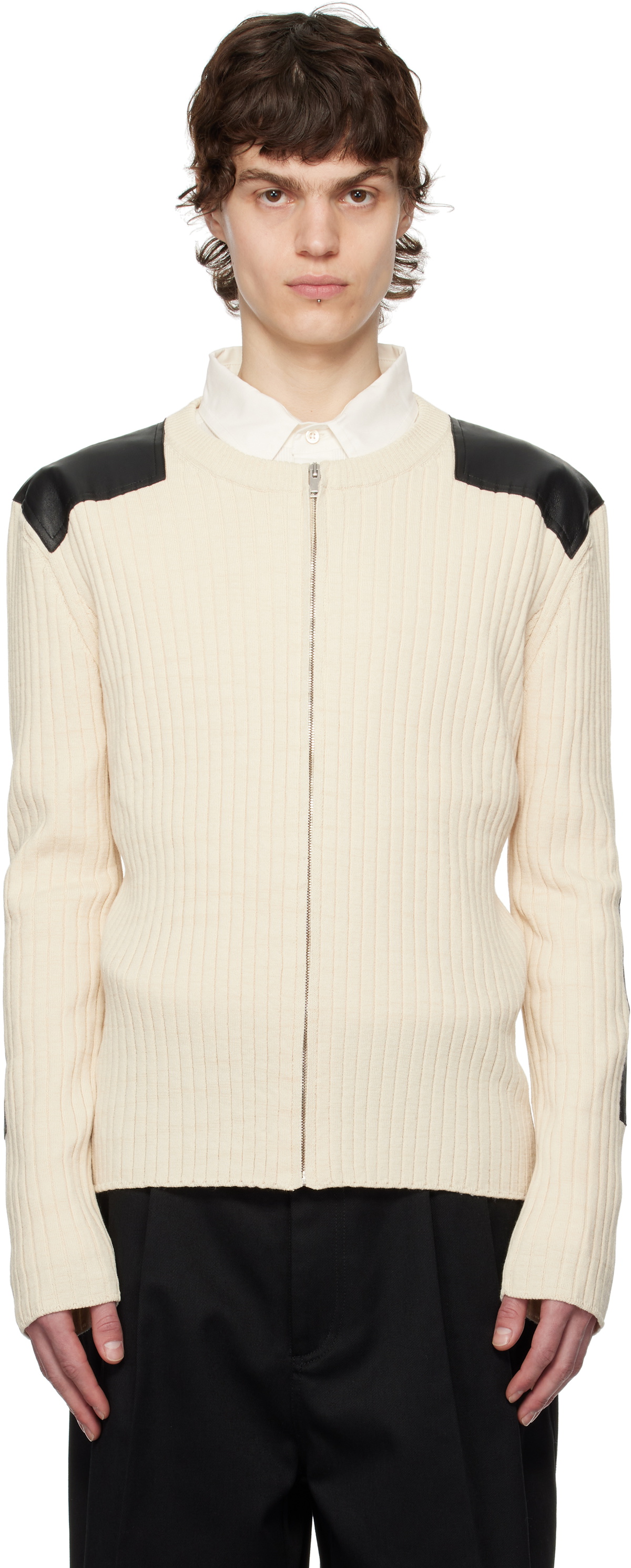 Wales Bonner Off-White Linton Knit Sweater
