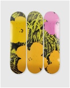 The Skateroom Limited Edition   Andy Warhol Flowers   Lime/Orange Deck Multi - Mens - Home Deco