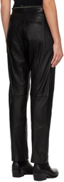 rag & bone Black Sedona Moto Leather Pants