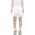 Rick Owens White Champion Edition Mesh Basketball Shorts