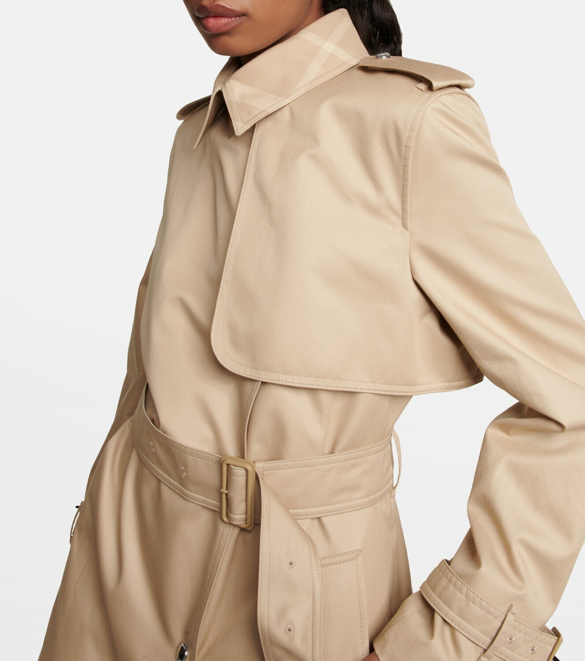 トレンチコート BURBERRY EMBROIDERED GABARDINE BRADFORD TRENCH COAT Burberry - Cotton gabardine trench coat Burberry
