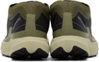 Salomon Khaki & Gray Pulsar Reflective Advanced Sneakers