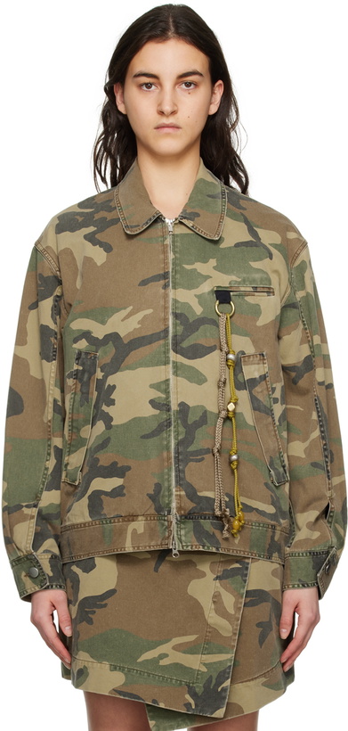 Photo: Song for the Mute Green Coach Jacket