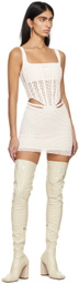 Dion Lee Off-White Suspend Minidress